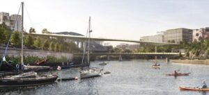 River Wear walking and cycling smart bridge