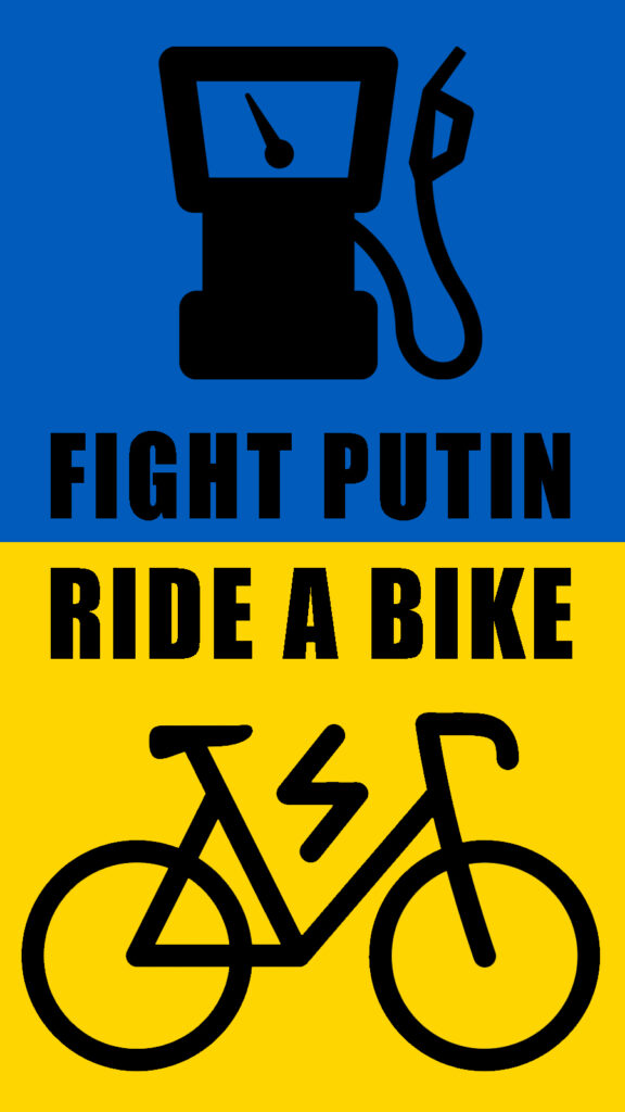 Fight Putin, Ride a Bike