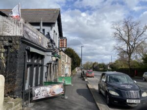 Otley Road cycle lane