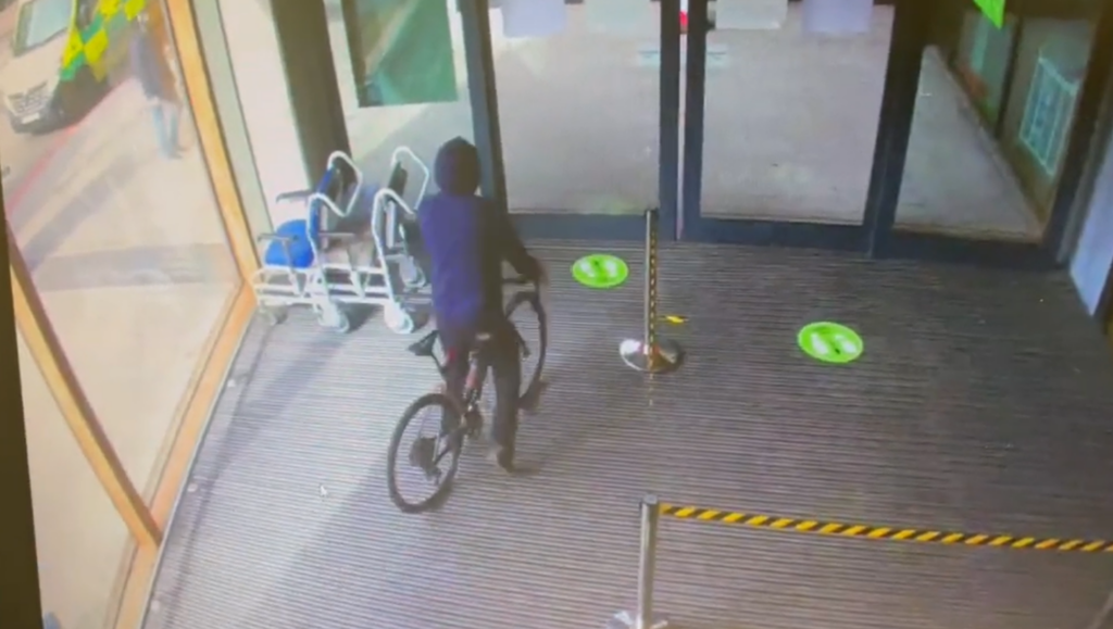 Thief steals bike from cancer centre