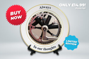L-shaped cranks Commemorative plate April 2022