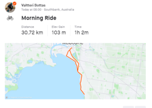 Valtteri Bottas Strava