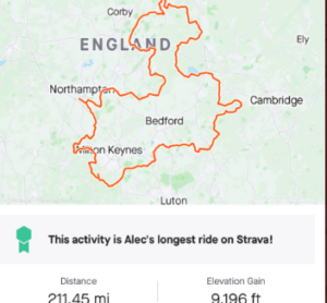 Alec Perry Strava 200 miles