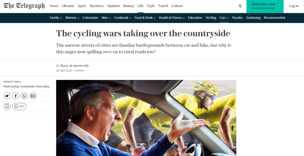 Telegraph story