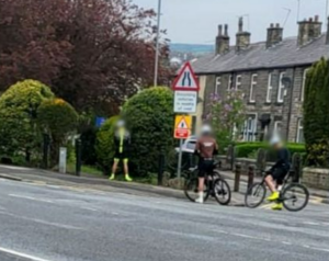 Cyclist urinates on Norden memorial garden