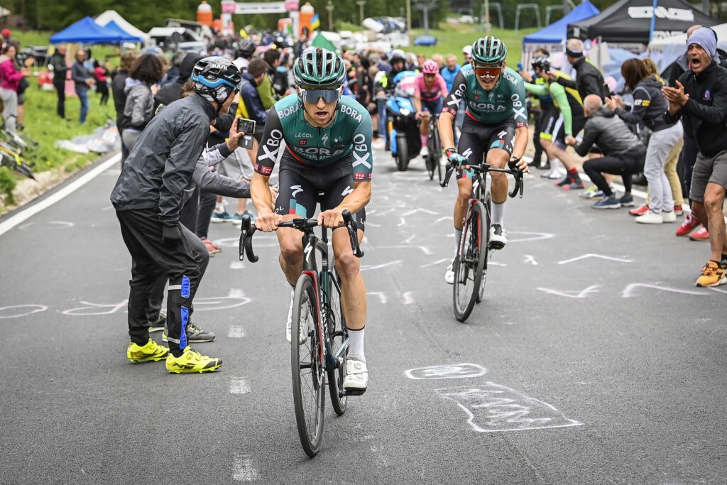 Jai Hindley on 2022 Giro d’Italia Stage 20 (picture credit LaPresse)