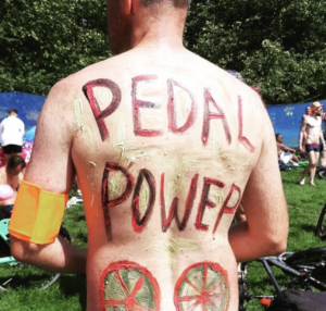 Credit: Brighton Naked Bike Ride/Twitter