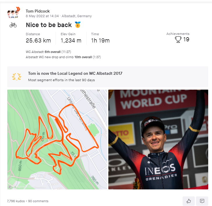 Tom Pidcock UCI Mountain Bike World Cup win