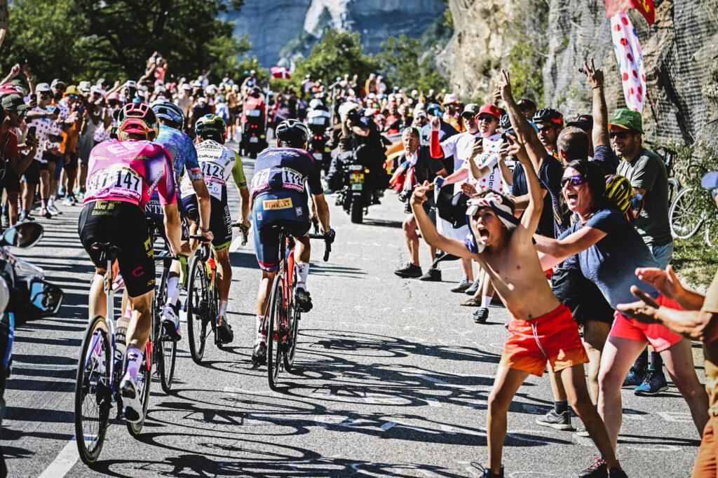 Breakaway: Froome Pidcock Powless Ciccone Tour de France Alpe d&rsquo;Huez 2022 stage 12 (ASO / Pauline Ballet)