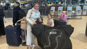 Ironman athlete loses bike in Heathrow (credit – Sian Hurley)