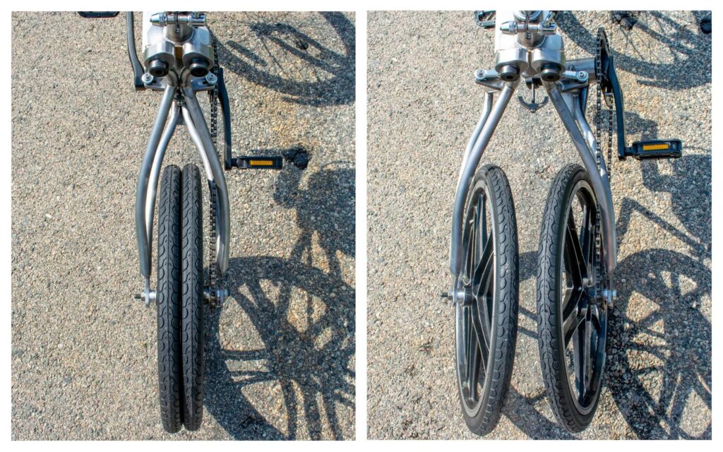 MIT autonomous bicycle rear wheels