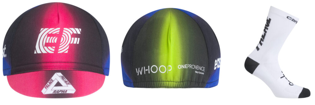 Rapha Palace 2022 EF pro team kit cap socks