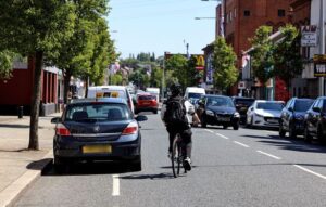 Newtownards Road cycle lanes