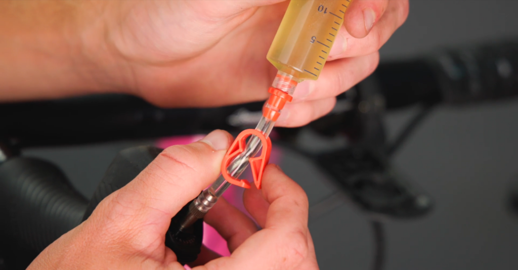 Disc brake refresh bleeding hose clamps