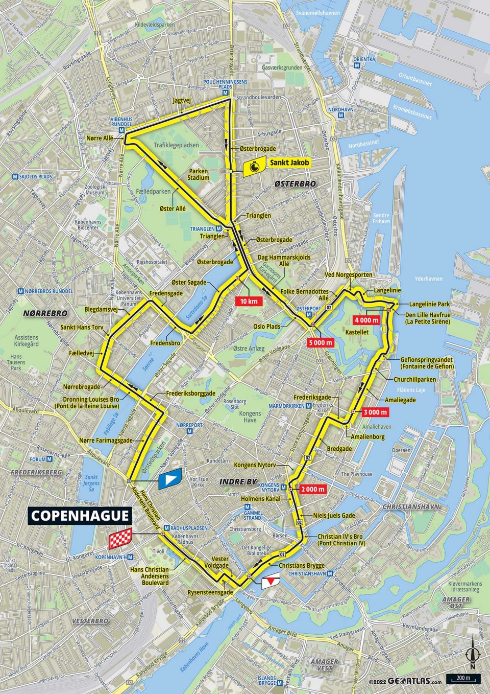 TdF 2022 Stage 01 map