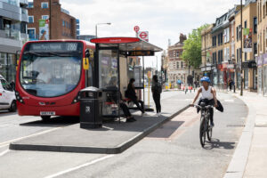 London cycle lane Cycleway 4 (image via Transport for London)