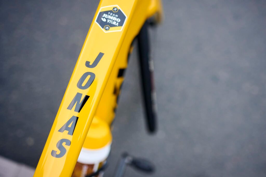 Vingegaard Cervelo S5 Tour de France Yellow Bike Bike