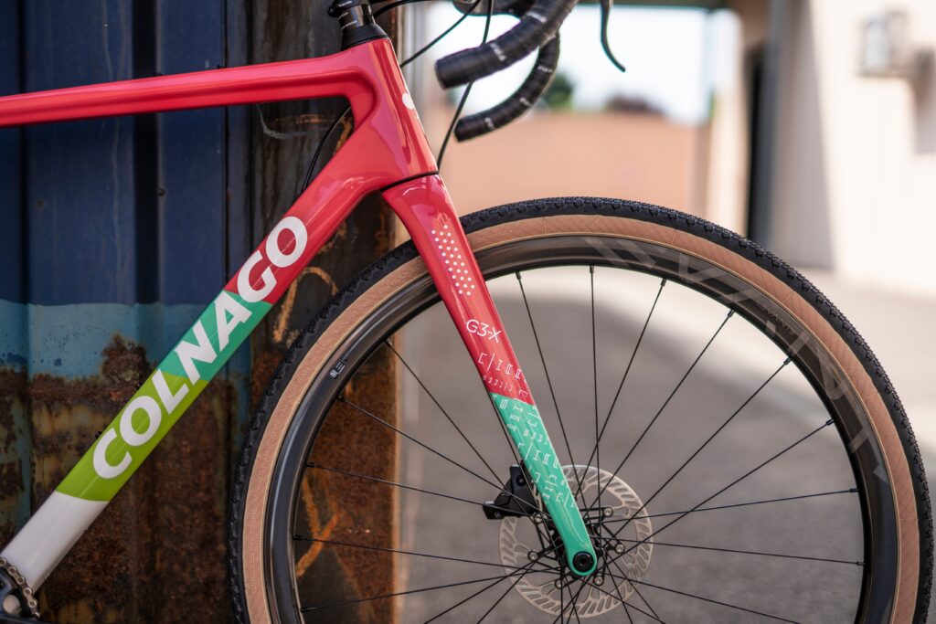 2022 Colnago G3X Nathan Haas Rift dopamine special forks