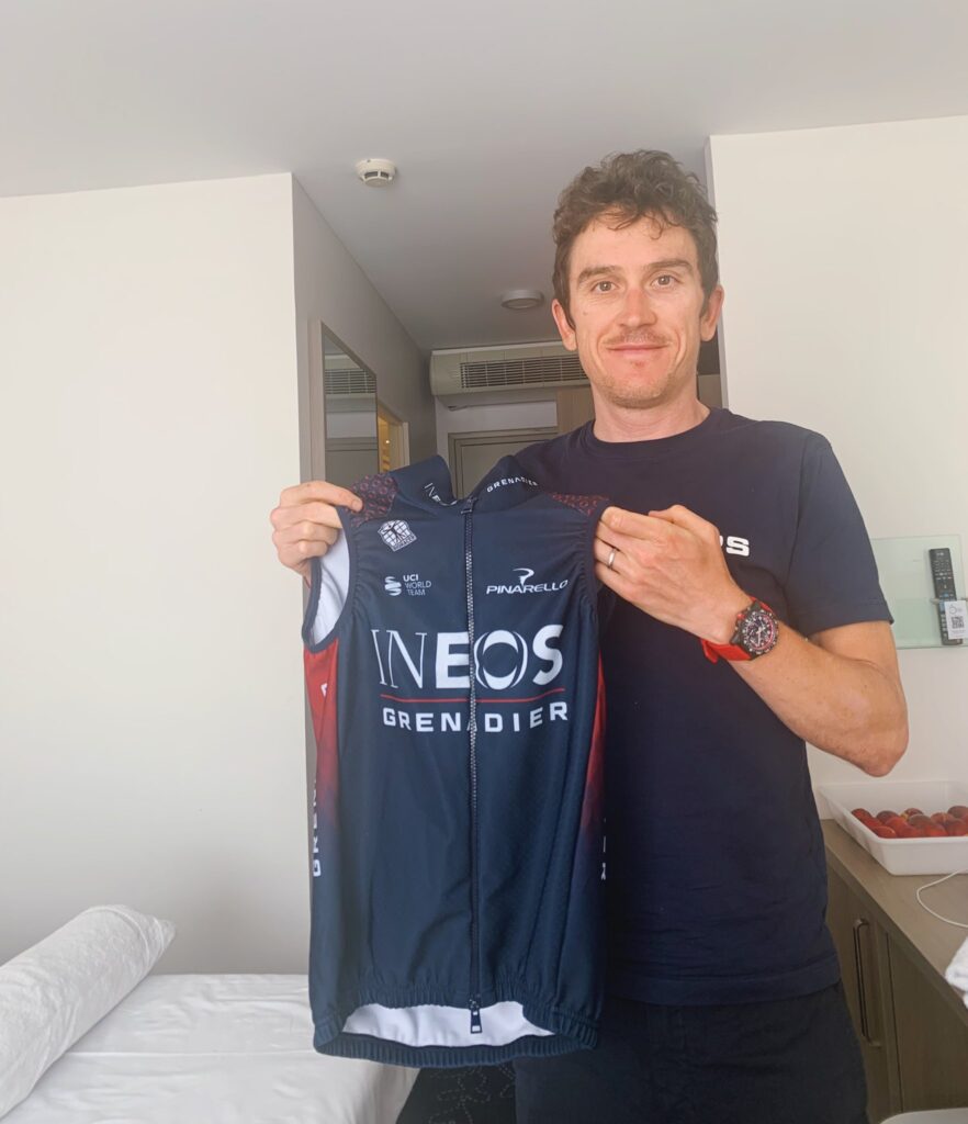 Geraint Thomas gilet challenge
