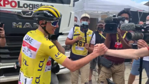 Pogacar Vingegaard stage 11 Tour de France 2022
