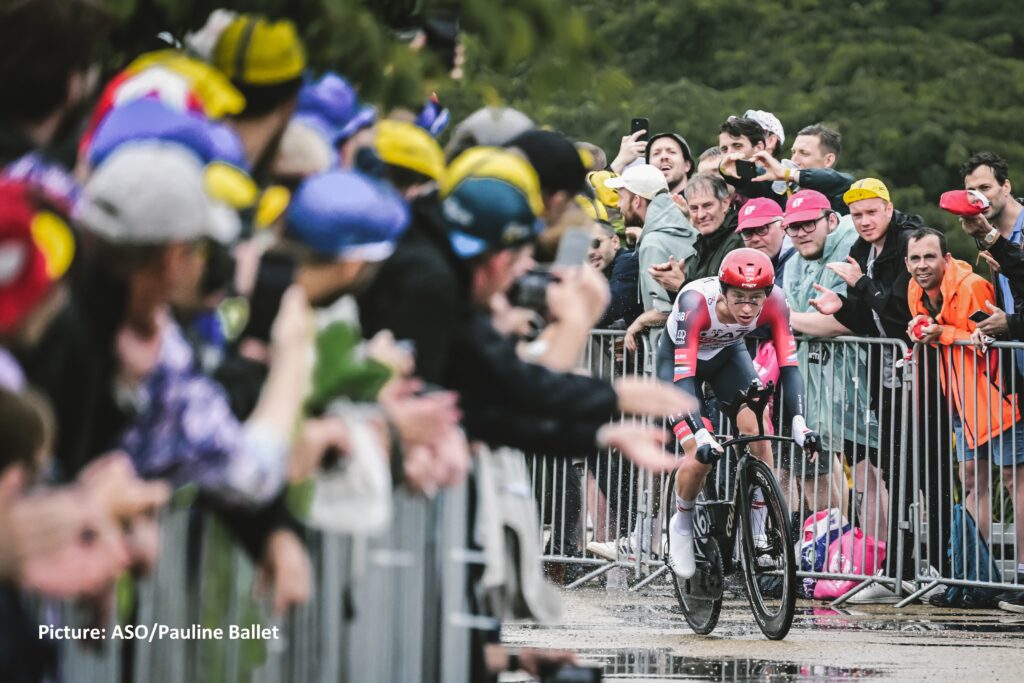 Tadej Pogacar 2022 Tour de France TT (ASO/Pauline Ballet)
