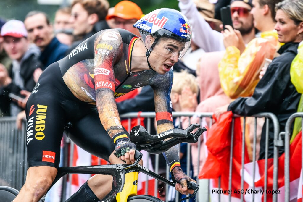 Wout van Aert Tour de France 2022 TT stage one (ASO/Charly Lopez)