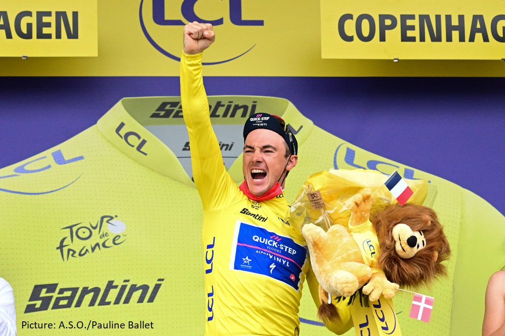 Yves Lampaert in yellow