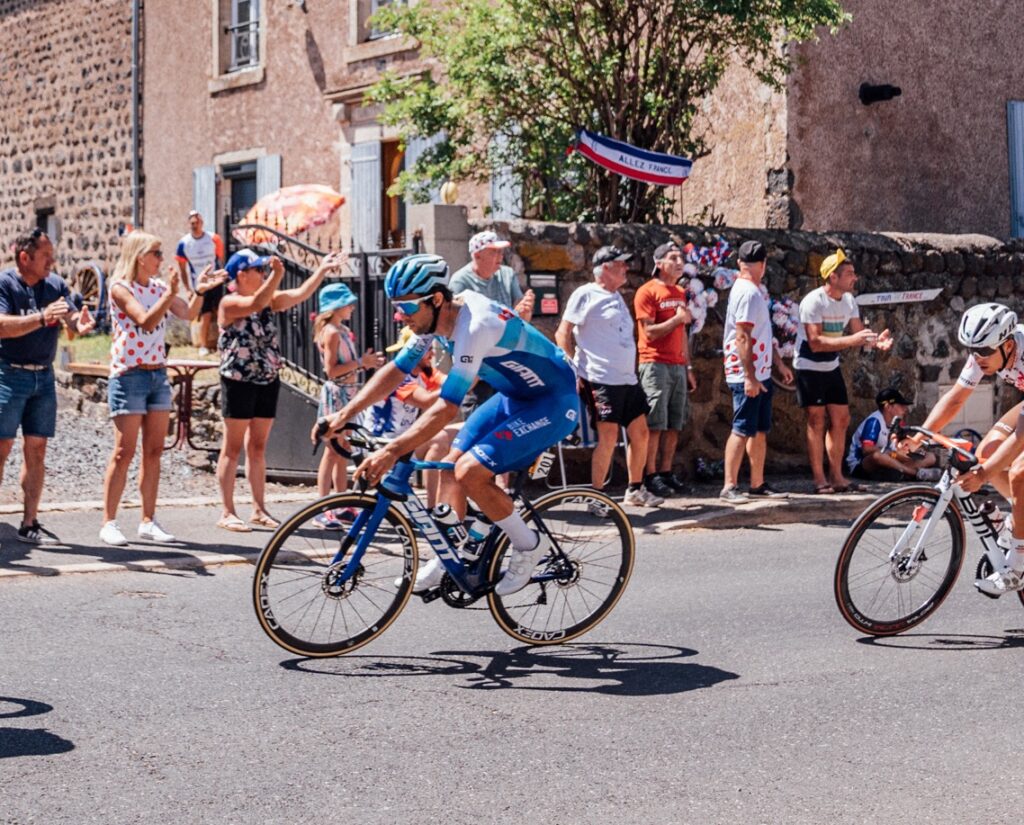 2022 Tour De France – Stage 14 -Saint-Etienne to Mende – France – Michael Matthews © Zac WiLLIAMS SWpix.com (t-a Photography Hub Ltd) – 1