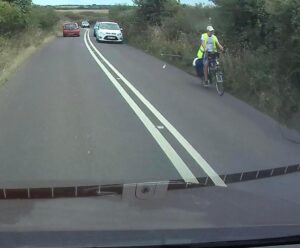 Cyclist’s close pass solution