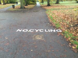 ‘No cycling’ Kensington Gardens