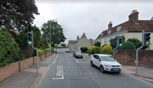 Lewens Lane, Wimborne, via Google Street View