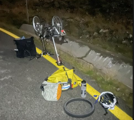 Transcontinental on a Brompton