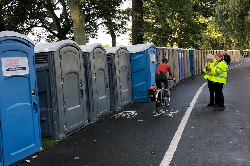 Portaloos North Meadow Walk Edinburgh