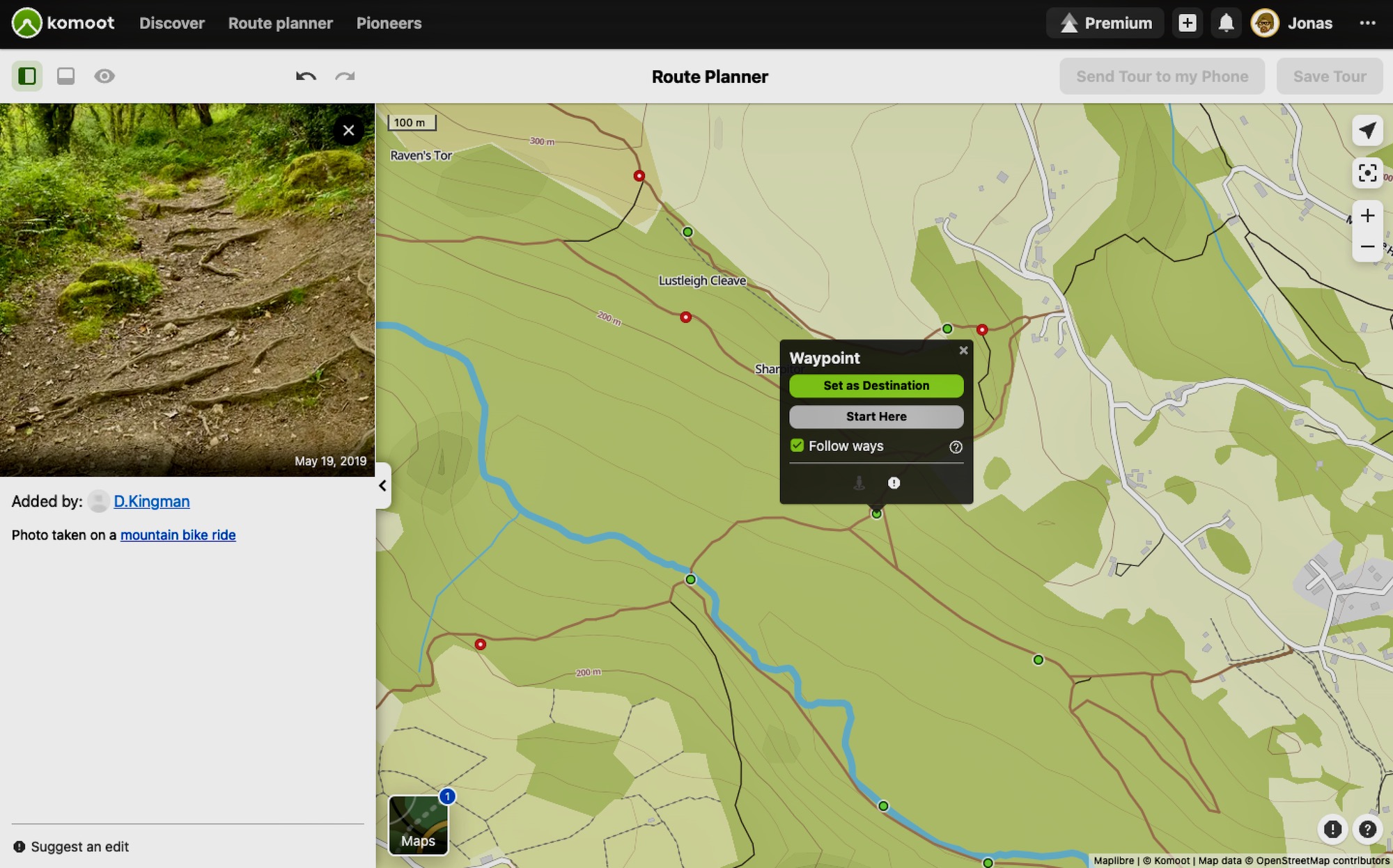 2022 Komoot Trail View &ndash; 2