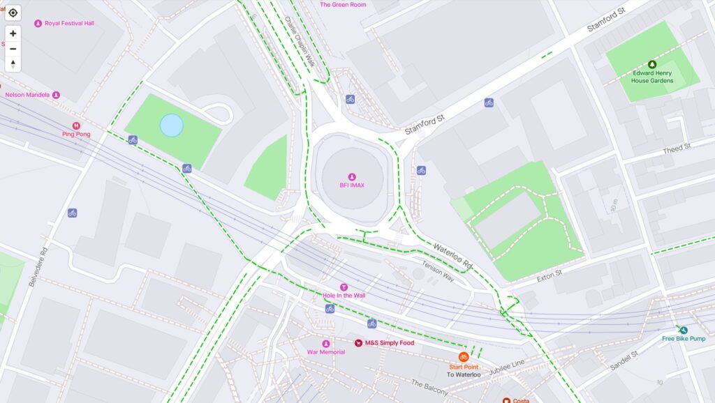 2022 Strava docking station bikeshare London