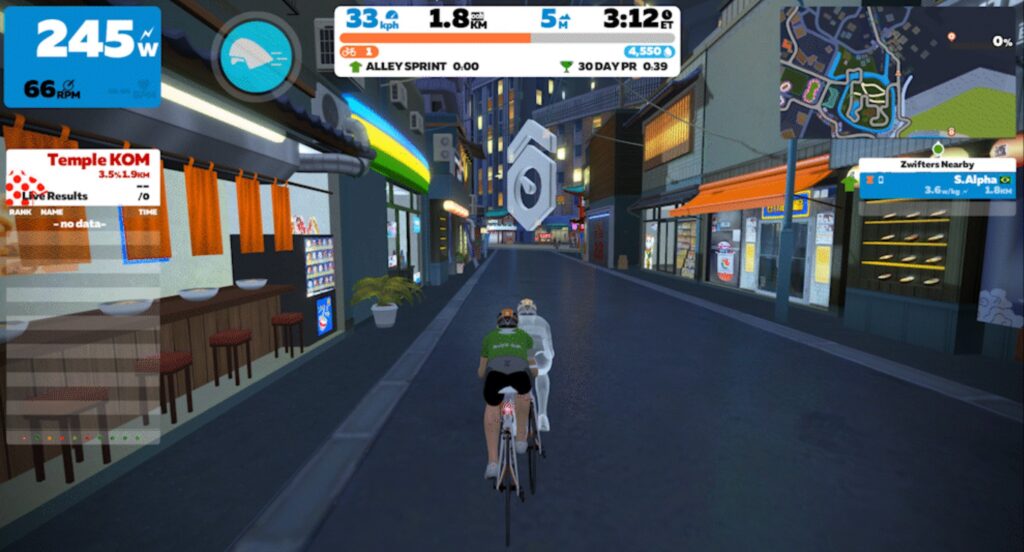 2022 Zwift autumn update holographic partner