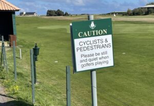 Carnoustie Golf Club sign