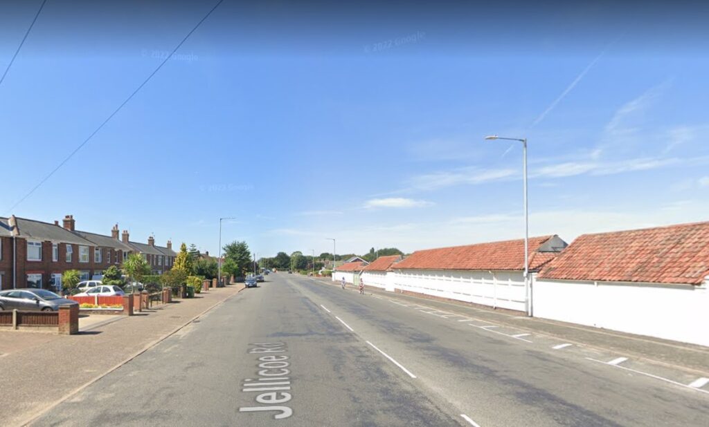 Jellicoe Road, Great Yarmouth via Google Street View