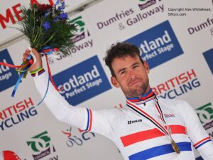 Mark Cavendish after winning 2022 GB National Championship (copyright Alex Whitehead, SWpix.com).JPG