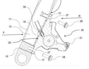 Shimano US 10442493 B2, disc brake internal routing - 1.jpeg
