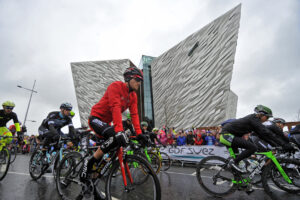 Giro 2014 Stage 2 start in Belfast – picture credit LaPresse