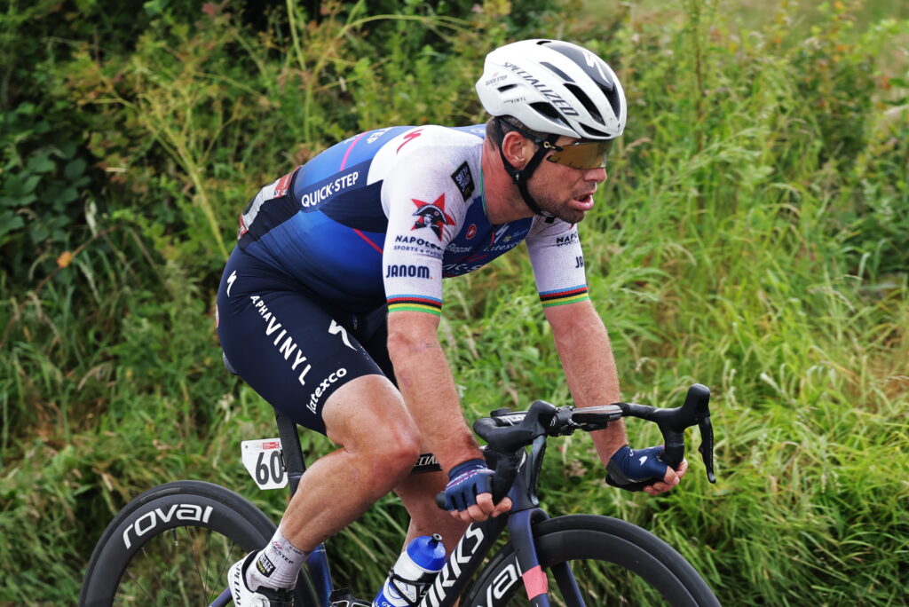 Mark Cavendish, British road race championships 2022 (Alex Whitehead/SWpix.com)