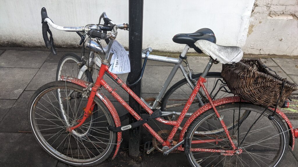 Hackney Council nuisance notices on bikes