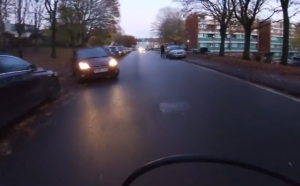 Driver pulls out in front of cyclist in Sheffield