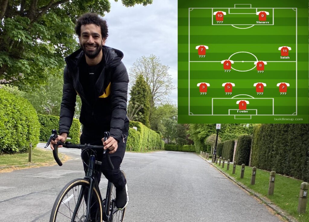 Footballers who cycle