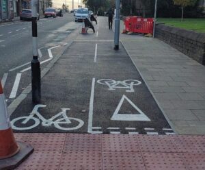 Halifax cycle lane