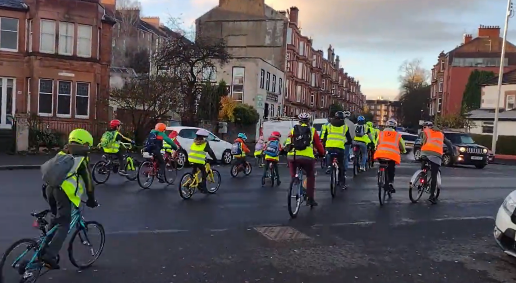 Shawlands Bike Bus (Cycling Scotland, Facebook)