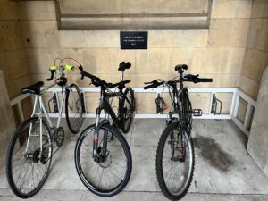 Cycle parking on the parliamentary estate