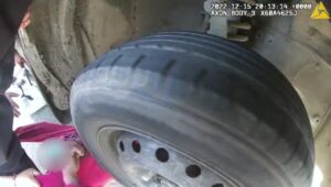 Car lifted off cyclist in Watsonville, California