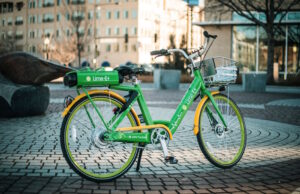 lime ebike green